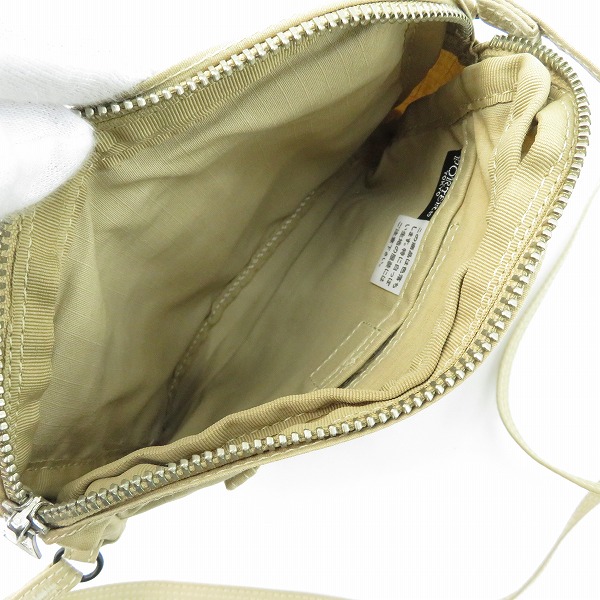 実際に弊社で買取させて頂いた(2)PORTER/ポーター ミニショルダーバッグ ベージュの画像 5枚目