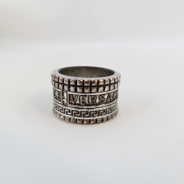 実際に弊社で買取させて頂いたVERSACE/ヴェルサーチ ロゴリング 20-21号の画像 2枚目