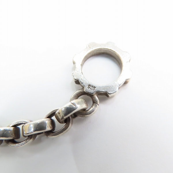 実際に弊社で買取させて頂いた【ギャラ付き】STARLINGEAR/スターリンギア スモール テクスチャーリンク ネックレスチェーンの画像 3枚目