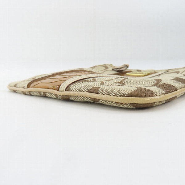 実際に弊社で買取させて頂いたCOACH/コーチ シグネチャー ショルダーバッグ 41612の画像 2枚目