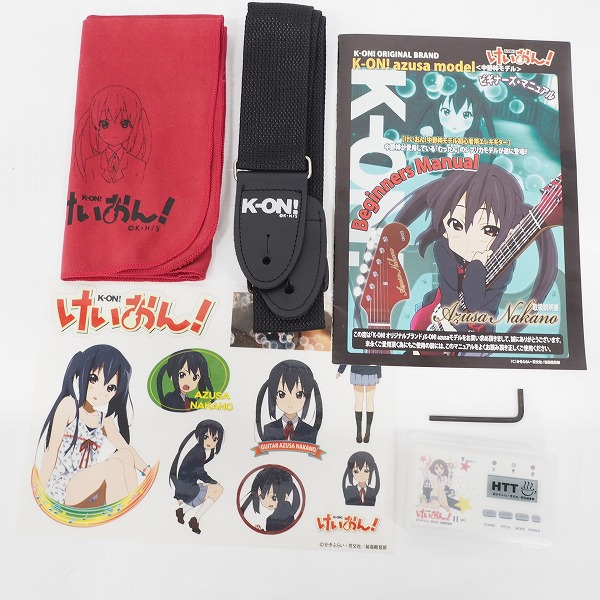 実際に弊社で買取させて頂いた★K-ON！/けいおん オリジナルブランド中野梓モデル azusa model ムスタングType エレキギター ギグケース付の画像 1枚目