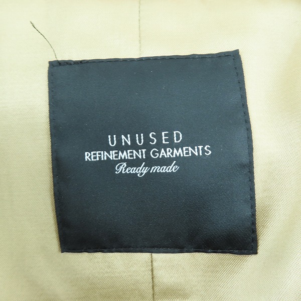 実際に弊社で買取させて頂いたUNUSED REFINEMENT GARMENTS/アンユーズド チェック コート/2の画像 2枚目