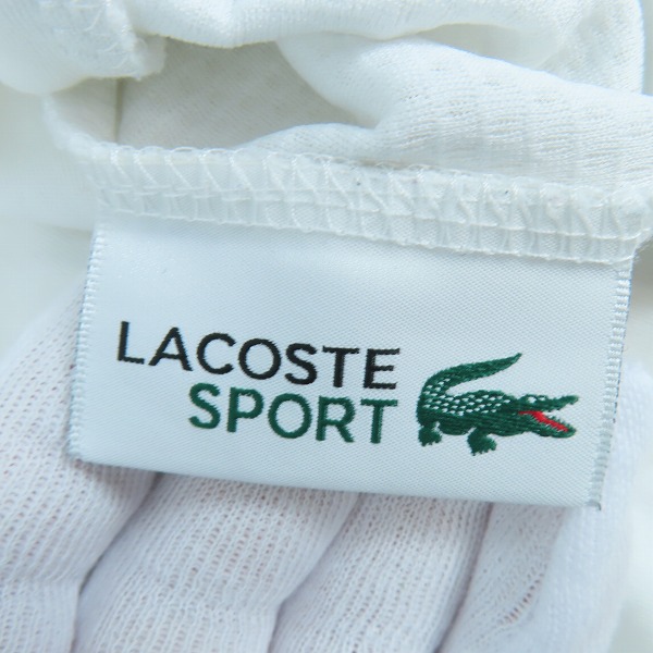 実際に弊社で買取させて頂いたLACOSTE/ラコステ マルチプリント ウルトラドライ 鹿の子 半袖Tシャツ TH0821/Lの画像 5枚目
