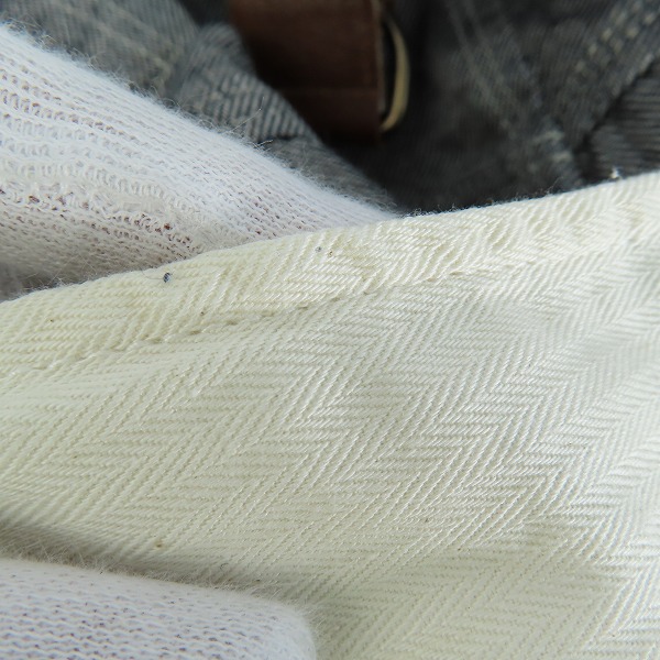 実際に弊社で買取させて頂いたCOMME des GARCONS JUNYA WATANABE MAN×Levi's/コムデ ギャルソン リネンデニム樹脂加工 WG-P202-051/Sの画像 8枚目