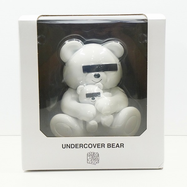 実際に弊社で買取させて頂いた【未開封】UNDERCOVER×MEDICOM TOY/アンダーカバー×メディコムトイ VCD BEAR 目隠しベア ホワイト フィギュア