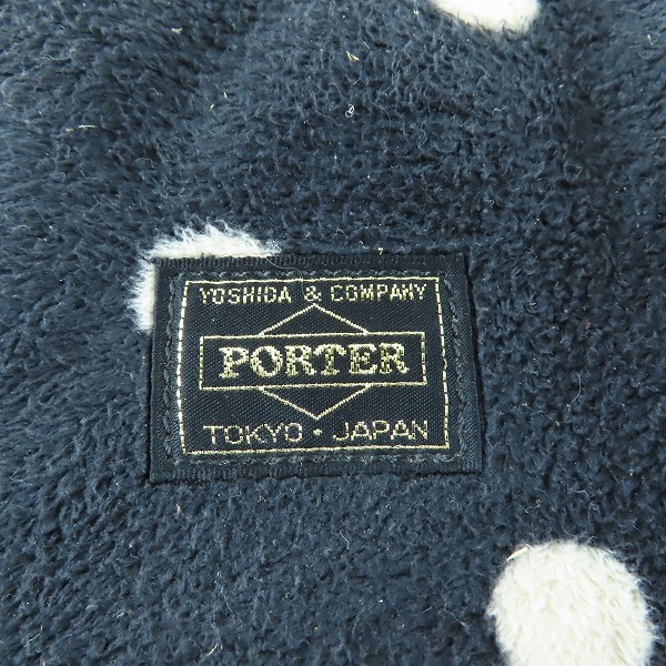 実際に弊社で買取させて頂いたBEAMS×PORTER/ビームス×ポーター 日本後輩協会 カラテカ入江 マルチポーチの画像 4枚目