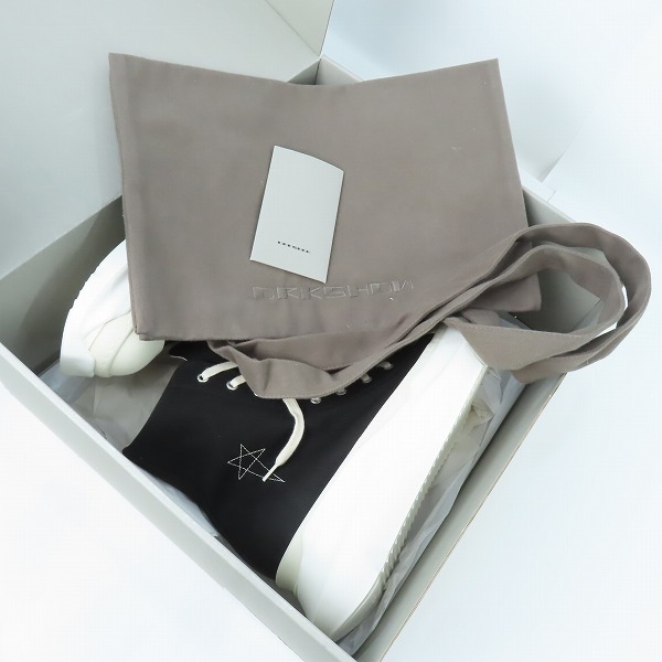 実際に弊社で買取させて頂いたRick Owens DRKSHDW/リックオウエンス ダークシャドウ ABSTRACT SNEAK BLK PEARL MILK MILK DU02C5840/42 の画像 8枚目