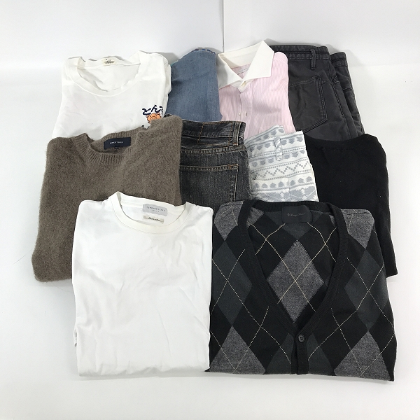実際に弊社で買取させて頂いた【おまとめ】トゥモローランド/シップス/ラウンジリザード 等 カーディガン/ニット/Tシャツ 他