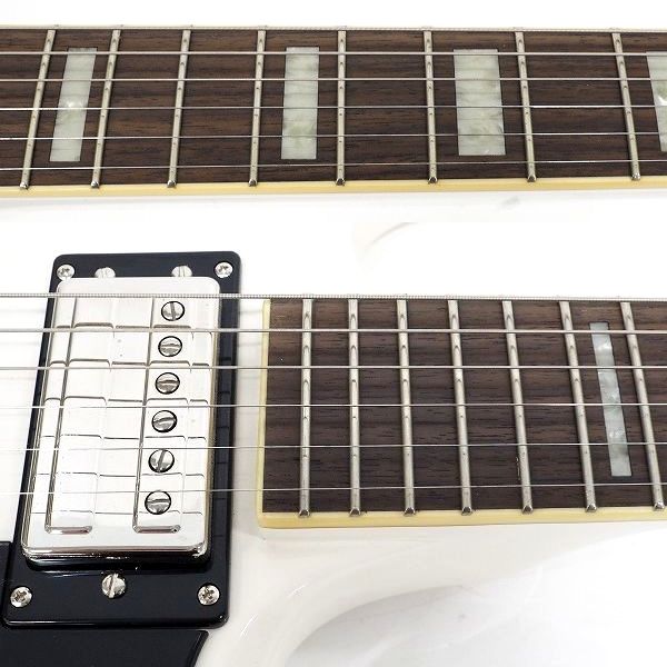 実際に弊社で買取させて頂いた★【美品】Guild/ギルド S-100 Polara White SGタイプ エレキギター ハードケース付の画像 4枚目