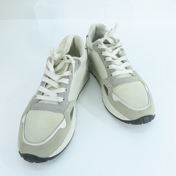 実際に弊社で買取させて頂いたEMPORIO ARMANI/エンポリオ アルマーニ  TECHNICAL FABLIC SUEDE ローカットスニーカー X4X245