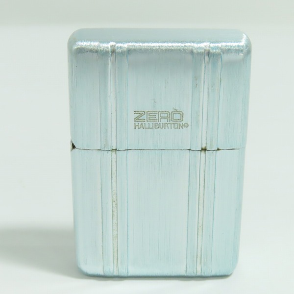 実際に弊社で買取させて頂いたZIPPO/ジッポー ZERO HALLIBURTON/ゼロハリバートン アタッシュケース 2-CB クリアブルー/02年製の画像 1枚目