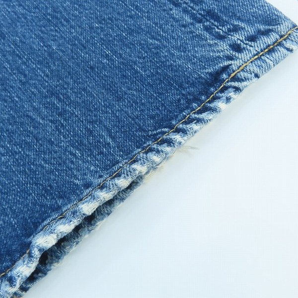 実際に弊社で買取させて頂いたHYSTERIC GLAMOUR/ヒステリックグラマー NOBU リメイクデニムパンツ 0202AP01/32の画像 9枚目