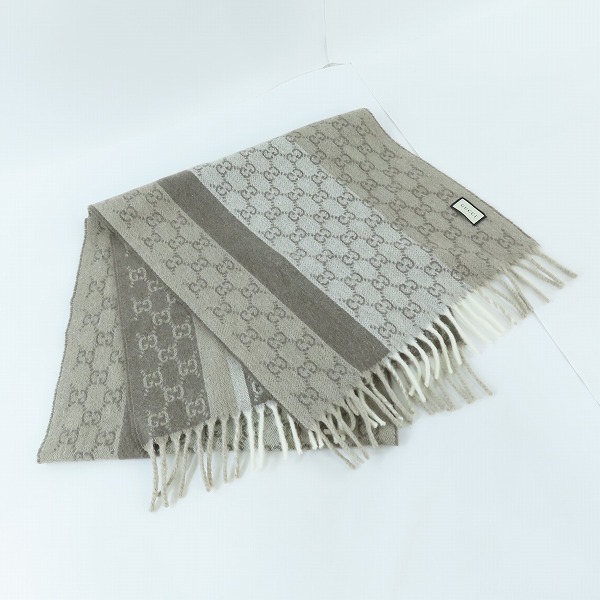 実際に弊社で買取させて頂いたGUCCI/グッチ GG柄  マフラー