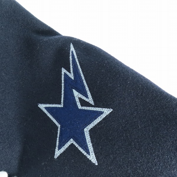 実際に弊社で買取させて頂いたA BATHING APE/アベイシングエイプ ジップ ウールジャケット/Lの画像 7枚目