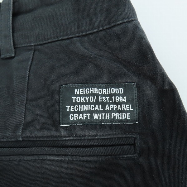 実際に弊社で買取させて頂いたNEIGHBORHOOD/ネイバーフッド BLK 222YTNH-PTM02 ブラック Lの画像 8枚目