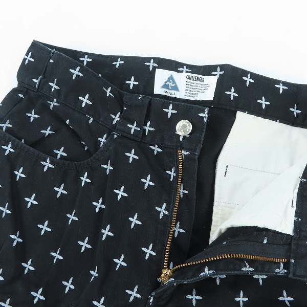 実際に弊社で買取させて頂いたCHALLENGER/チャレンジャー CROSS PRINTED CHINO SHORTS/ハーフチノパンツ CLG-PT 015-009/Sの画像 2枚目