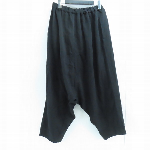 実際に弊社で買取させて頂いたBLACK COMME des GARCONS/ブラック コムデギャルソン AD2022 イージー サルエルパンツ 1J-P031 XLの画像 1枚目