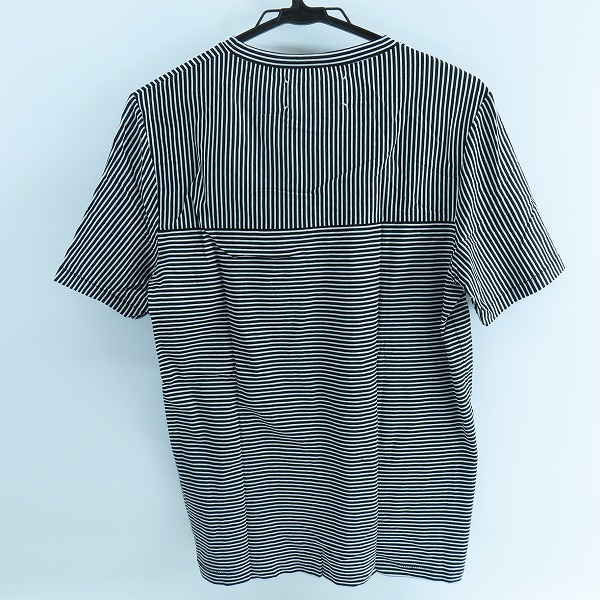実際に弊社で買取させて頂いたMaison Martin Margiela/メゾンマルタンマルジェラ パネルボーダーTシャツ S50GC0458 S22949/46の画像 1枚目