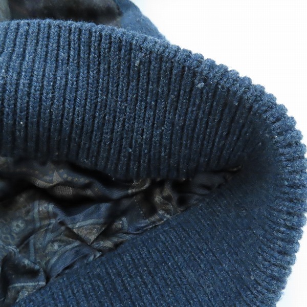 実際に弊社で買取させて頂いたETRO/エトロ 裏地ペイズリー柄/柄切替 ウールニット カーディガン XSの画像 6枚目