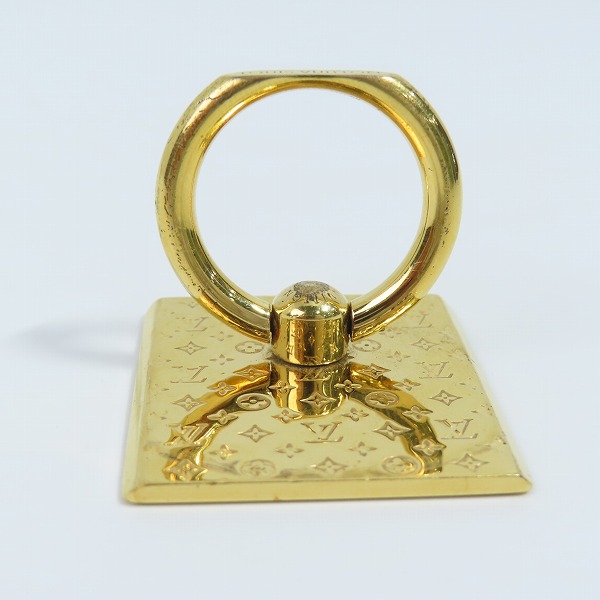 実際に弊社で買取させて頂いたLOUIS VUITTON/ルイヴィトン サポート ナノグラム スマホリング/モノグラム M64868の画像 3枚目