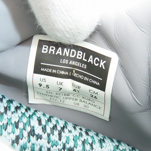 実際に弊社で買取させて頂いたMAISON KITSUNE×BRAND BLACK/メゾン キツネ×ブランドブラック AURA FEMME/アウラ スニーカー KWA-38520/26の画像 5枚目