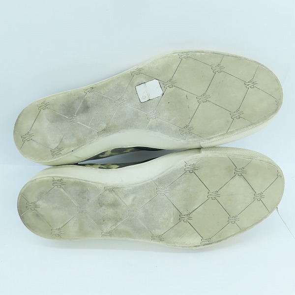 実際に弊社で買取させて頂いたMoncler/モンクレール カモフラ/迷彩柄 キャンバス スリッポンシューズ 41の画像 2枚目