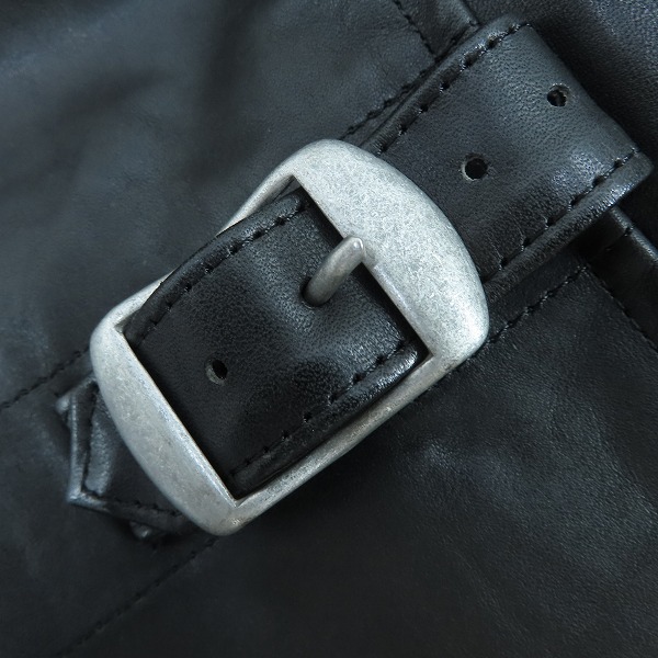 実際に弊社で買取させて頂いたCOMME des GARCONS JUNYA WATANABE MAN/コムデギャルソンジュンヤワタナベマン カウレザージャケット WH-J018/XSの画像 8枚目