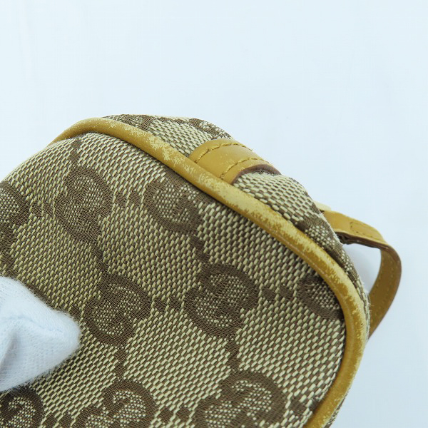 実際に弊社で買取させて頂いたGUCCI/グッチ GG柄 アクセサリーポーチ/ハンドバッグ 039.1103.2123　の画像 9枚目