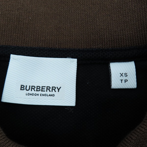 実際に弊社で買取させて頂いたBURBERRY LONDON ENGLAND/バーバリー ラバーロゴ 半袖ポロシャツ 8018699/XSの画像 2枚目