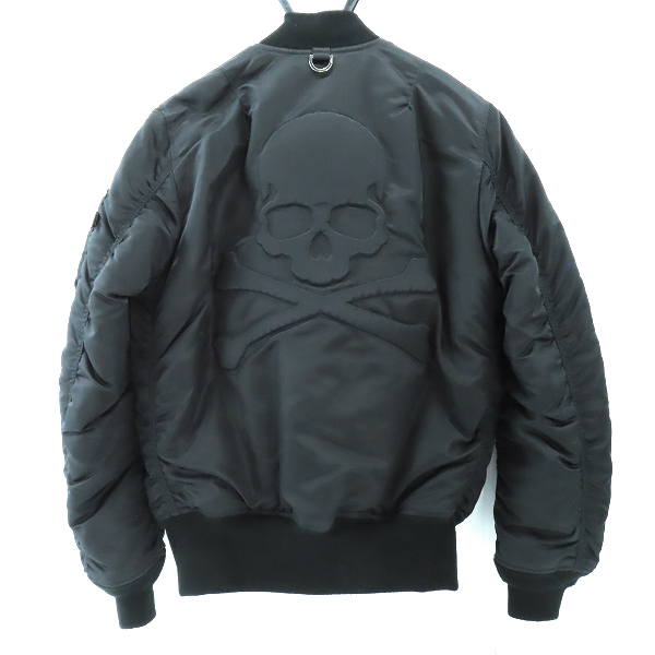 実際に弊社で買取させて頂いたmastermind JAPAN×ALPHA/マスターマインド×アルファ MA-1 ジャケット リバーシブル Mの画像 1枚目