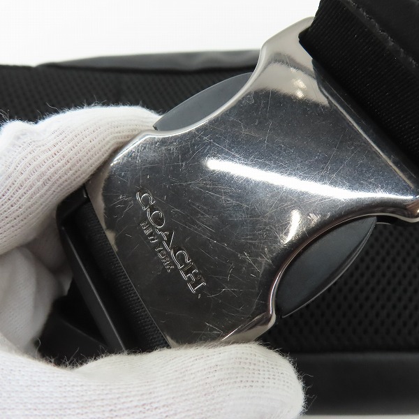 実際に弊社で買取させて頂いたCOACH/コーチ レザー ボディバッグ/ウエストバッグ 89917の画像 8枚目