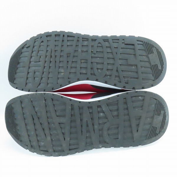 実際に弊社で買取させて頂いたARMANI EXCHANGE/アルマーニエクスチェンジ ロゴジップスニーカー XUZ017XV192/US7の画像 2枚目