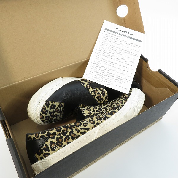 実際に弊社で買取させて頂いたCONVERSE/コンバース SKIDGRIP レオパード柄 スリップオン 1CL700/26.0の画像 8枚目