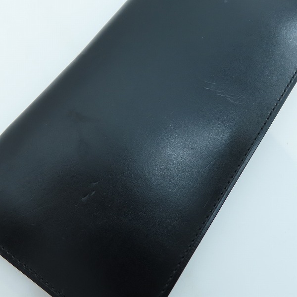 実際に弊社で買取させて頂いたGANZO/ガンゾ 長財布 ロングウォレット ブライドルレザーの画像 8枚目