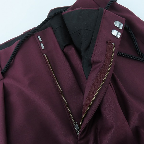 実際に弊社で買取させて頂いたETHOSENS/エトセンス ロープベルト スラックスパンツ ES120-71/2の画像 2枚目