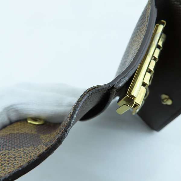 実際に弊社で買取させて頂いたLOUIS VUITTON/ルイ・ヴィトン ミュルティクレ4 ダミエ 4連 キーケース N62631の画像 7枚目