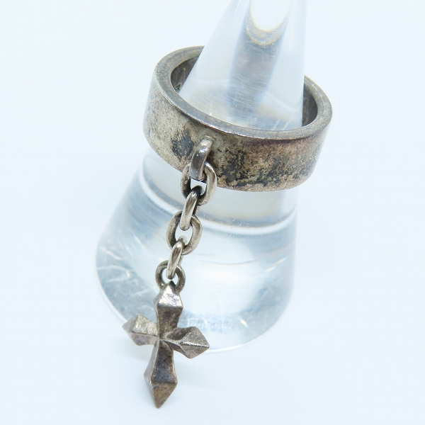 実際に弊社で買取させて頂いたBloody mary/ブラッディマリー Mirage of blaze/ミラージュ オブ ブレイズ クロス付きリング 15-15.5号