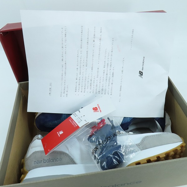 実際に弊社で買取させて頂いた【未使用】 LEVI'S/リーバイス×NEW BALANCE/リーバイス×ニューバランス ローカットスニーカー MS327LVA/29の画像 8枚目