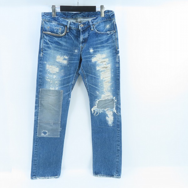 実際に弊社で買取させて頂いたHYSTERIC GLAMOUR/ヒステリックグラマー NOBU リメイクデニムパンツ 0202AP01/32