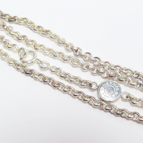 実際に弊社で買取させて頂いたHERMES/エルメス セリエ  ロールチェーンチェーンネックレス SILVER925/シルバー925