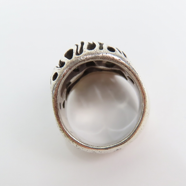 実際に弊社で買取させて頂いたgucho/ガッチョ 限定 Pyromaniac パイロマニアックリング 16-17号の画像 5枚目