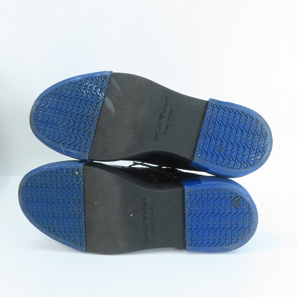 実際に弊社で買取させて頂いたEMPORIO ARMANI/エンポリオ アルマーニ ウイングチップ ドレスシューズ X4C381/6の画像 2枚目