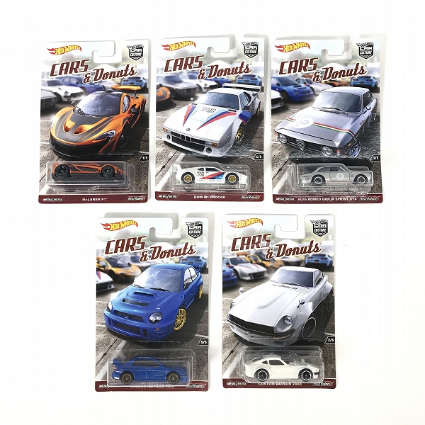 実際に弊社で買取させて頂いた【おまとめ/未開封】Hot Wheels/ホットウィール CARS & Donuts McLaren P1/CUSTOM DATSUN 240Z 他
