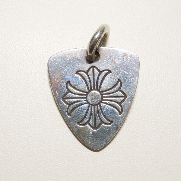実際に弊社で買取させて頂いたCHROME HEARTS/クロムハーツ CHプラス/ホースシュー ギターピック ペンダントの画像 1枚目