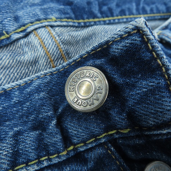 実際に弊社で買取させて頂いたHYSTERIC GLAMOUR/ヒステリックグラマー NOBU リメイクデニムパンツ 0202AP01/32の画像 7枚目