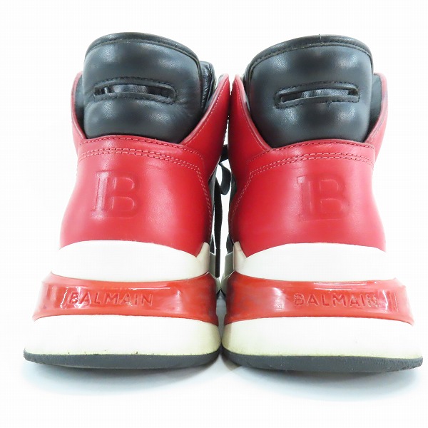 実際に弊社で買取させて頂いたBalmain/バルマン B-Ball High Sneakers/ハイカットソニーカー 40の画像 1枚目