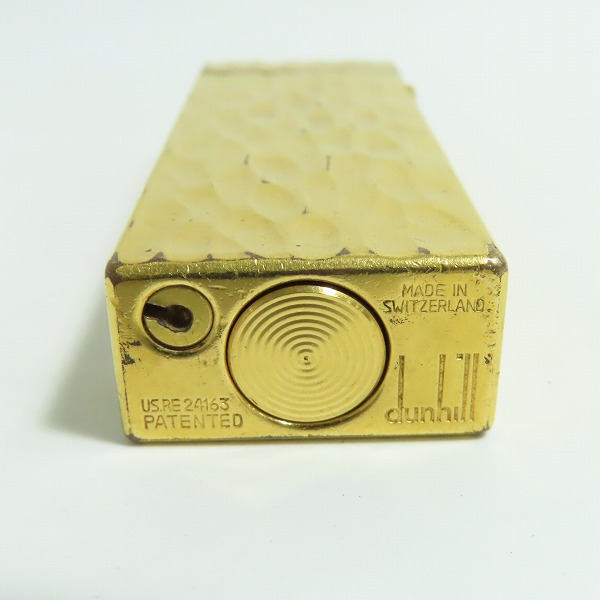 実際に弊社で買取させて頂いたdunhill/ダンヒル ローラーガスライター US.RE 24163 PATENTEDの画像 5枚目