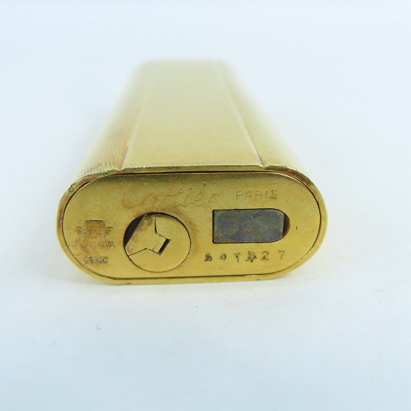 実際に弊社で買取させて頂いたCartier/カルティエ オーバル ローラー ガスライターの画像 4枚目