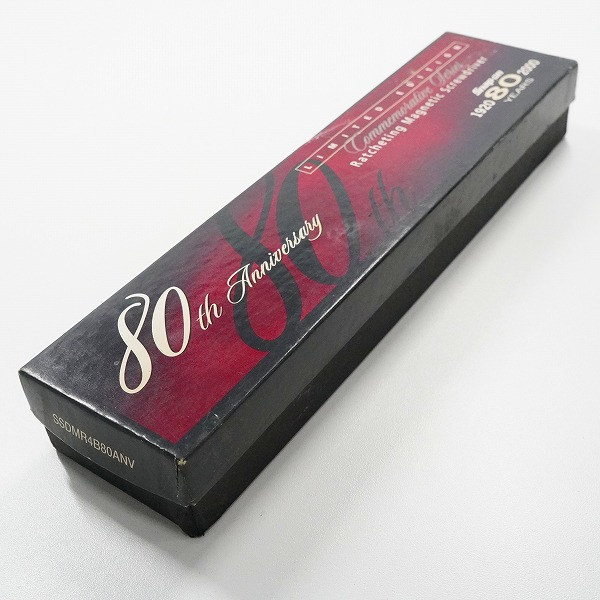 実際に弊社で買取させて頂いた【難有り】Snap-on/スナップオン SSDMR4B80ANV 80th Anniversary Limited Edition ラチェットドライバーの画像 6枚目
