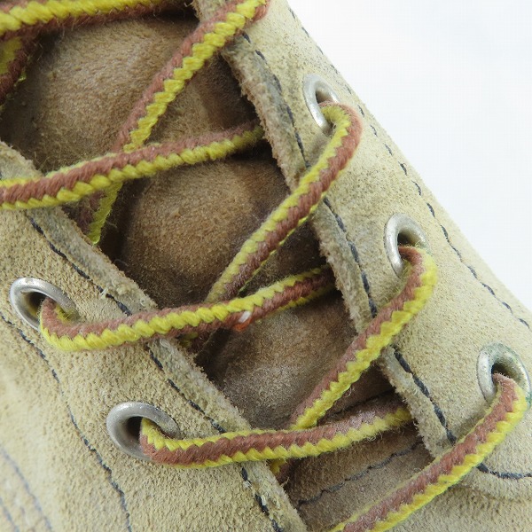 実際に弊社で買取させて頂いたRED WING/レッドウィング アイリッシュセッター スエード モックトゥ 8173/10Eの画像 8枚目